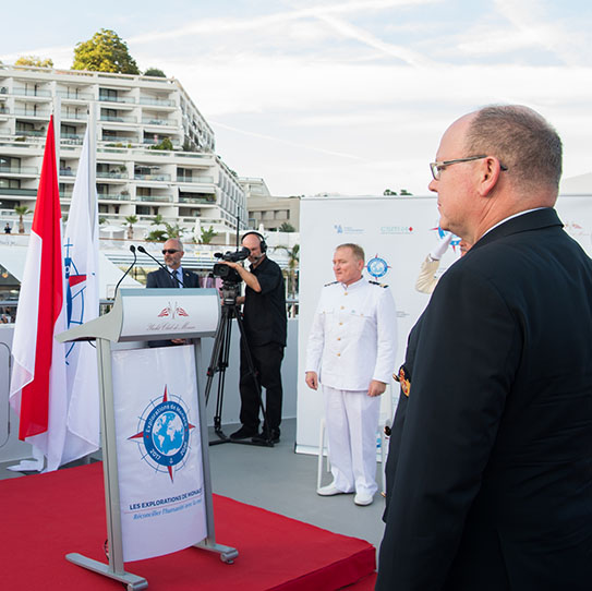 The Yersin Leaves Monaco for Three Years of Scientific Exploration Round the Globe