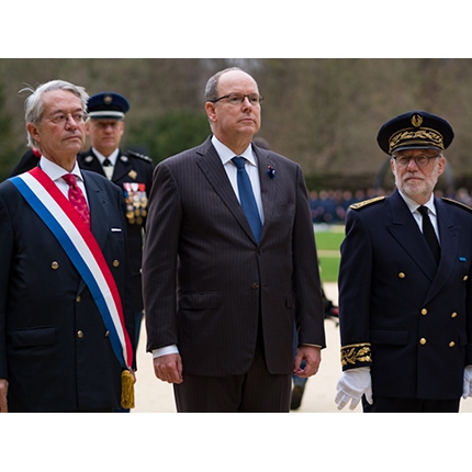 Visit by H.S.H. the Prince to Rethondes, Péronne and Cormicy