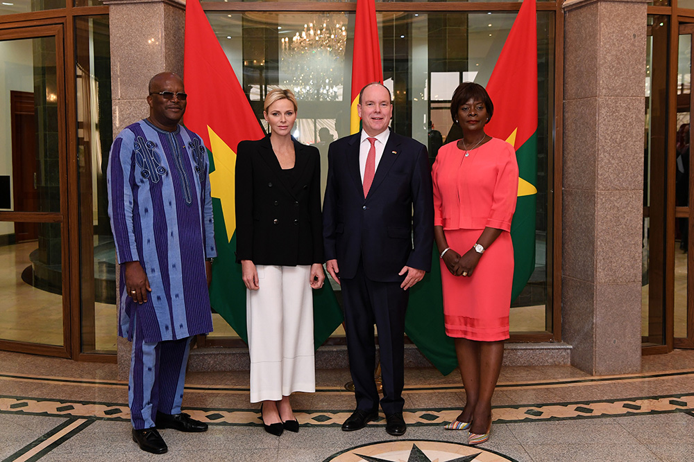 T.S.H. the Prince and Princess in Burkina Faso