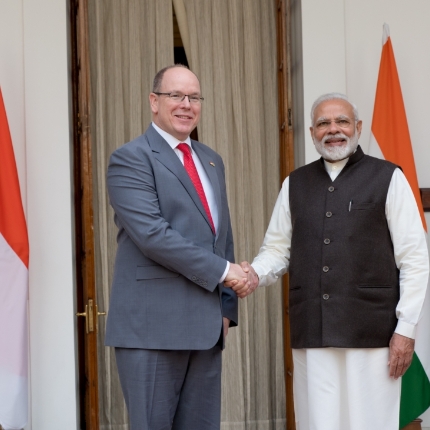 Official visit of H.S.H the Prince to India 