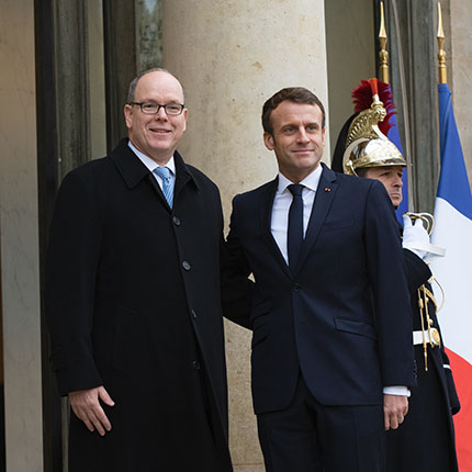 Working visit of H.S.H. Prince Albert II of Monaco to the President of the French Republic