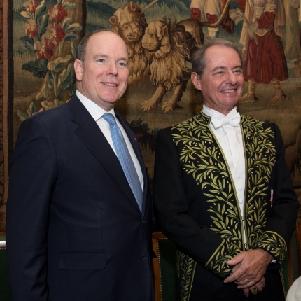 H.S.H. Prince Albert II at the Institut de France