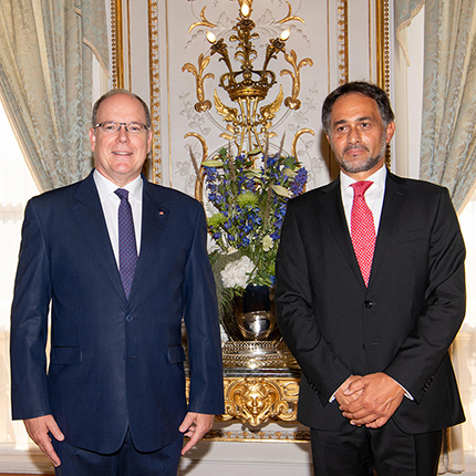 H.E. Mr Giulio Alaimo, new Ambassador Extraordinary and Plenipotentiary of Italy to the...