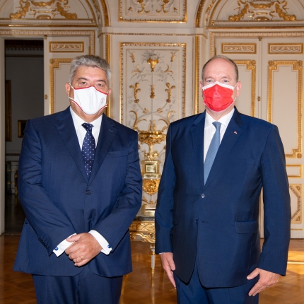 Swearing in of H.E. Mr Pierre Dartout, Minister of State