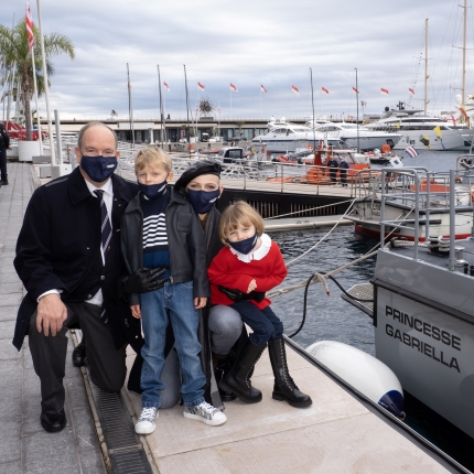 Christening of the new maritime launch the Princesse Gabriella 