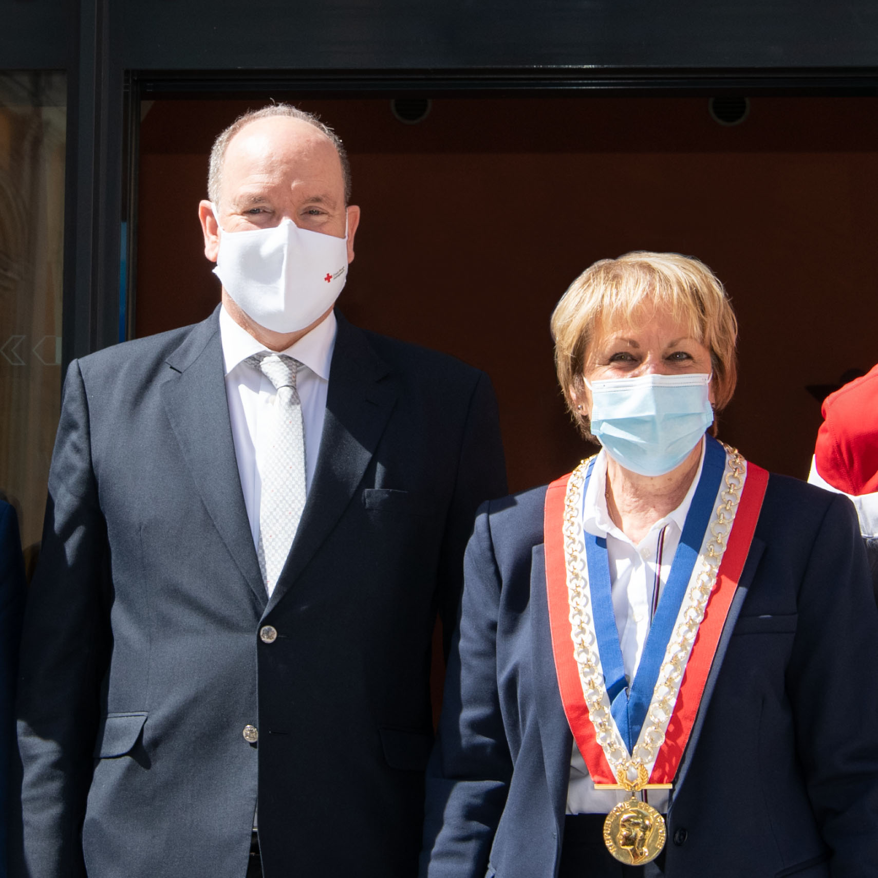Visite de S.A.S. le Prince Albert II à Saint-Etienne de Tinée (Alpes-Maritimes)