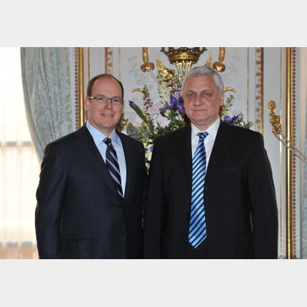 Remise des lettres de créance de S.E. M. Alexander ORLOV, Ambassadeur Extraordinaire et...