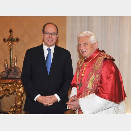 Private audience at the Vatican for HSH the Prince