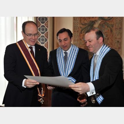 Visit by Prince Albert II to San Marino