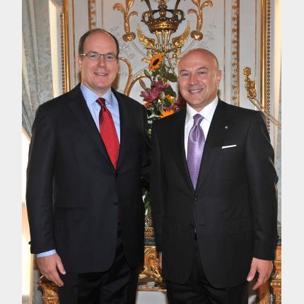 Remise des lettres de créance de S.E. M. Antonio MORABITO Ambassadeur Extraordinaire et...