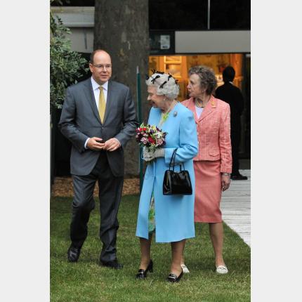Presence of H.S.H. Prince Albert II at the inauguration of The Chelsea Flower Show in London