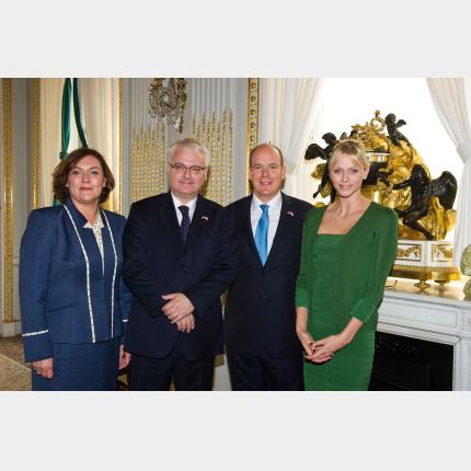 Official Visit to the Principality by the President of the Republic of Croatia, H.E. Mr Ivo...