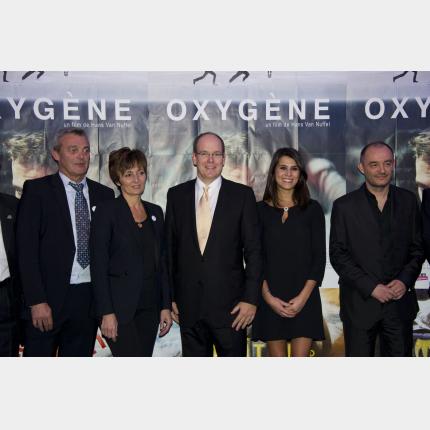 Projection du Film Oxygène en présence de S.A.S le Prince