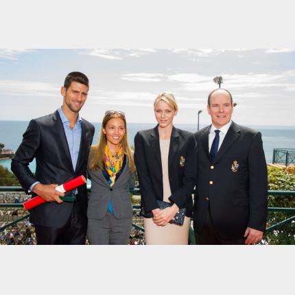HSH Prince Albert II will give the Vermeil Medal for Physical Education and Sport to Novak Djokovic