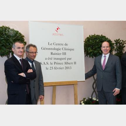 Visit to the renovated CHPG Paediatrics Department and Inauguration of The Rainier III Clinical...