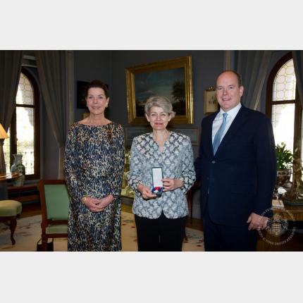 Audience with Mrs Irina BOKOVA