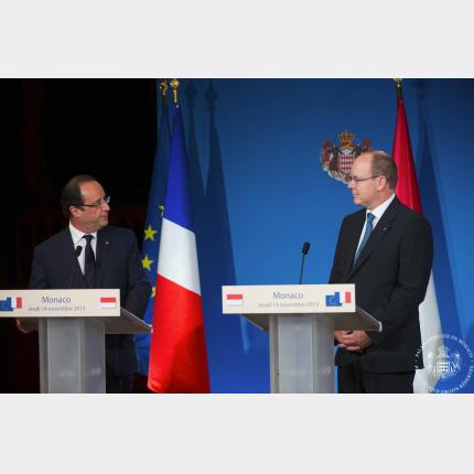 Official visit to the Principality by Mr François Hollande, President of the French Republic