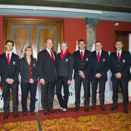 Presentation of the Monegasque athletes participating in the Olympic Games in Sochi