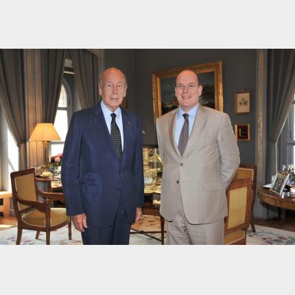 Audience de Monsieur le Président Valéry Giscard d'Estaing