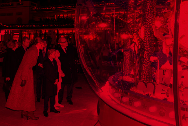 Lancement par la Famille princière des Illuminations des décorations de Noël