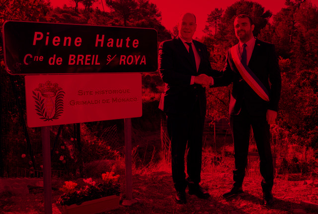 Visit from H.S.H. the Prince to Piène-Haute & Olivetta San Michele